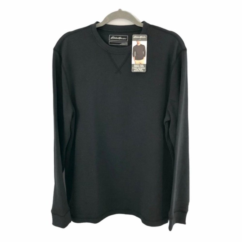 NWT Eddie Bauer Waffle-Knit Long Sleeve Top